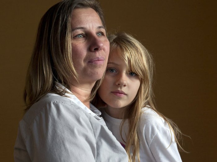 Peggy Young and her daughter